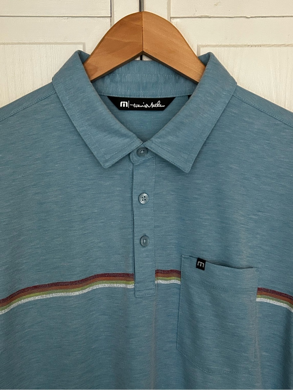 Travis Mathew Men’s Size L Short Sleeve Vintage Golf Polo Shirt